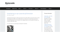 Desktop Screenshot of bytecode.se