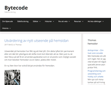 Tablet Screenshot of bytecode.se